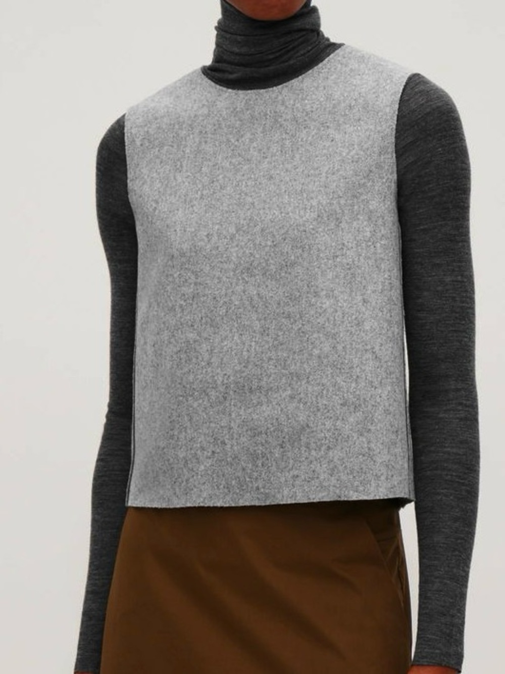 COS Boxy Wool Vest Top